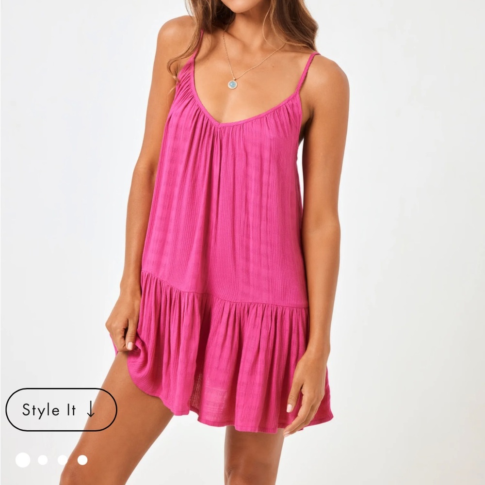LSpace Carli Coverup Dress - Pink